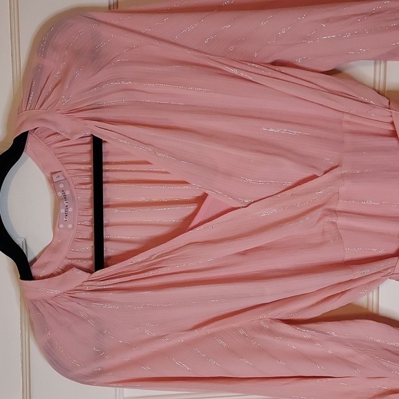 Traffic People Tie Front Midi Dess - Picture 2 of 12